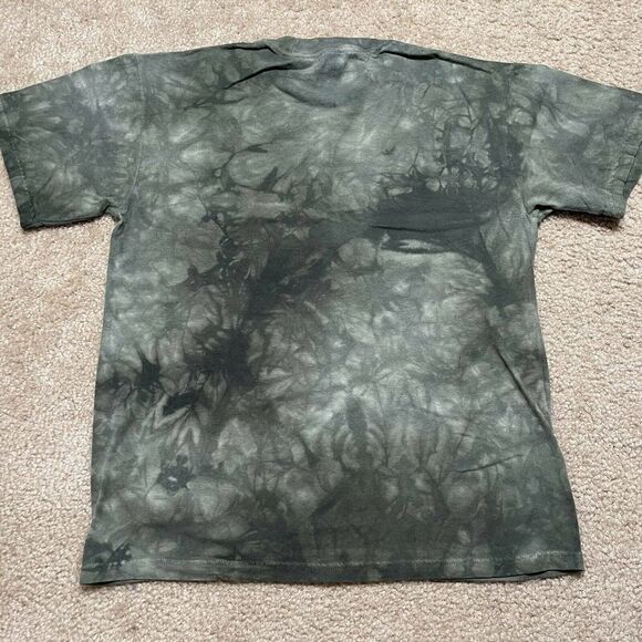 The Mountain Tie Dye Wolves Graphic Made in USA 2014 Long Sleeve T Shirt Size S - Picture 5 of 9